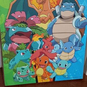 Pokemon Wooden Wall Art
